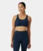 Manduka "Dhara" Scoop Bra, Midnight Heather