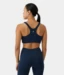 Manduka "Dhara" Scoop Bra, Midnight Heather