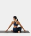 Manduka "Dhara" Scoop Bra, Midnight Heather