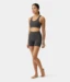 Manduka "Dhara" Scoop Bra, Phantom Heather