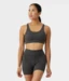 Manduka "Dhara" Scoop Bra, Phantom Heather