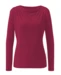 Curare Flow #2275 Shirt waterfall 1/1 sleeves - Bordeaux