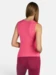 Curare Flow #2405 gathered top round neck - Raspberry