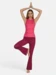 Curare Flow #2405 gathered top round neck - Raspberry