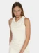 Curare Flow #2601 top turtle-waterfall neck - Soft-white
