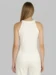 Curare Flow #2601 top turtle-waterfall neck - Soft-white