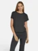 Curare Flow #2604 top round neck - Black