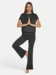 Curare Flow #2604 top round neck - Black