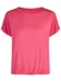 Curare Flow #2604 top round neck - Raspberry