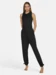 Curare Flow #2607 wide pants, loops - Black