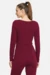 Curare Flow #37 Wrap Shirt - Bordeaux