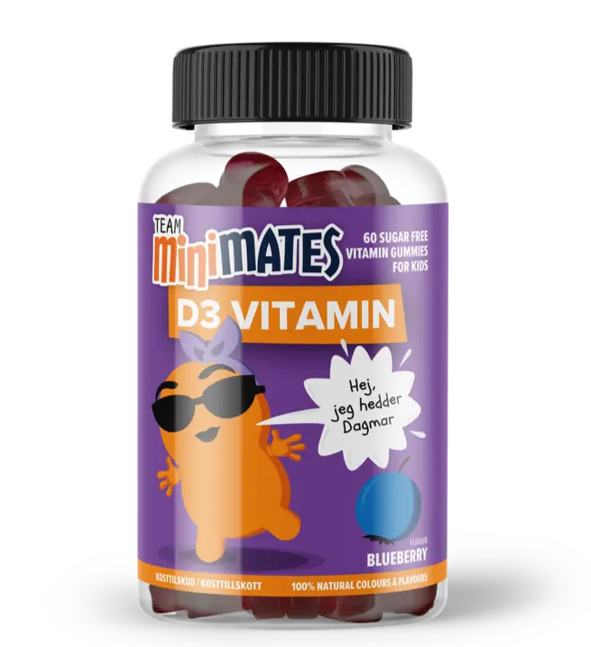 Konvention Invitere Examen album Team MiniMates D3 vitamins, 60stk.