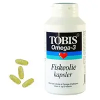 Tobis fiskeolie omega 3, 120kap.