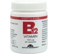 B12 gold vitamin 500 ug, 60tab.