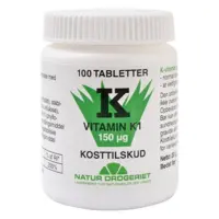 K1-vitamin 150 ug, 100tab.