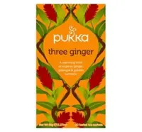Pukka Te - Three ginger Ø 20 breve