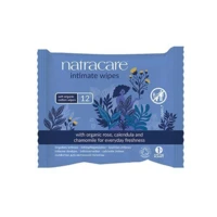 Natracare vådservietter intim hygiejne Øko. 12 stk.