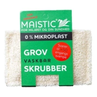 Grov skrubber - Vaskbar Fri for mikroplast, 1 stk
