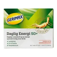Gerimax Dalig Energi 50+, 80 tab / 136 g