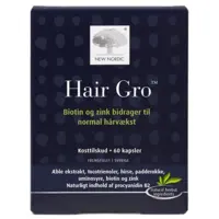 Hair Gro New Nordic, 60 kap / 45,30 g