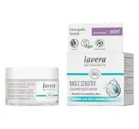 Lavera Regenerating Night Cream Aloe Vera & Almond Oil Basis Sensitiv, 50ml