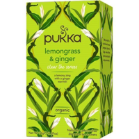 Pukka Te Lemongrass & Ginger Ø, 20 breve