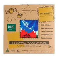 Bee Wrappy Beeswax Food Wraps 2 x Large