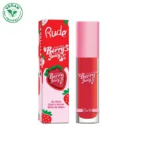 RUDE Cosmetics Berry Juicy Lip Gloss - Coral Kiss