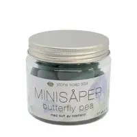 Stone Soap Spa Minisæber - Butterfly Pea, 119g.