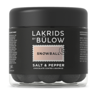 Lakrids by Bülow SNOWBALL – SALT & PEPPER, 125 g.