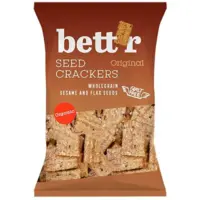 Bett'r Fuldkorns Crackers Ø, 150g