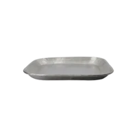Meraki Bakke Malva Antik sølv, l: 35 cm, w: 35 cm, h: 2.5 cm