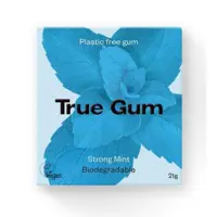 True Gum Tyggegummi Strong Mint, 21g.