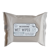 Ecooking Wet Wipes parfumefri, 30 stk.