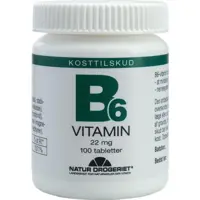 Natur-Drogeriet, B6-vitamin 22 mg, 100tab