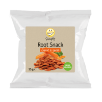 EASIS Simply Root Snack - Carrot & Spices 1 stk.