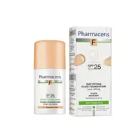 Pharmaceris F Matterende foundation Normal og fedtet hud, akne hud, SPF 25. Ivory 01, 30 ml