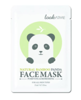 LOOK AT ME Panda Natural Bamboo Face Mask, 1 stk.
