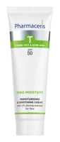 Pharmaceris T Sebomat Moistatic, Fugtgivende og beroligende dagcreme SPF 50, 50ml.
