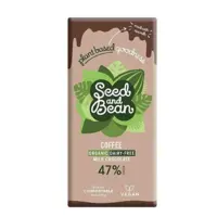 Seed and Bean Chokolade 47% Coffee (plantebaseret) Ø, 75g
