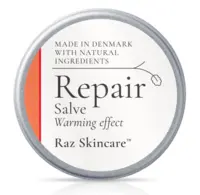 Raz Skincare Repair Salve, Warming Effect, 15ml.