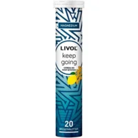Livol brusetablet Keep Going m. citron og ingefær, 20tab