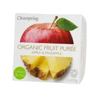 Clearspring Frugtpuré ananas, æble Ø, 200g