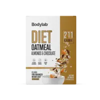 Bodylab Diet Oatmeal - almonds & chocolate, 12x55 g