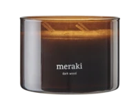 Meraki Duftlys, Dark wood, 7,5cm x 10cm