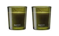 Meraki Duftlys, Oud Leaf, 2 stk, 7cm x 6cm