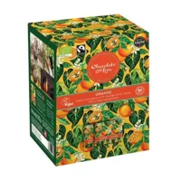 Chocolate and Love Orange Dispenser box, 120 x 5.5g chokolader. Ø, 660g.