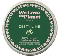 We Love The Planet Deodorant balm Zesty Lime, 35g.