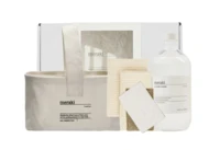 Meraki Gaveæske, basket + dish cloth, beige + sponge + all-round cleaning, 1000ml.
