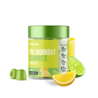 Bodylab Pre Workout Gummies Lemon Lime, 60 stk.